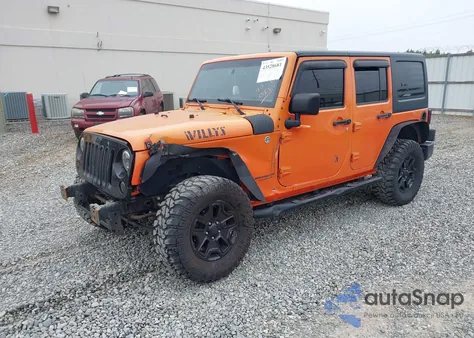 2015 Jeep Wrangler Unlimited Willys Wheeler from USA, damaged, VIN 1C4BJWDG5FL681845